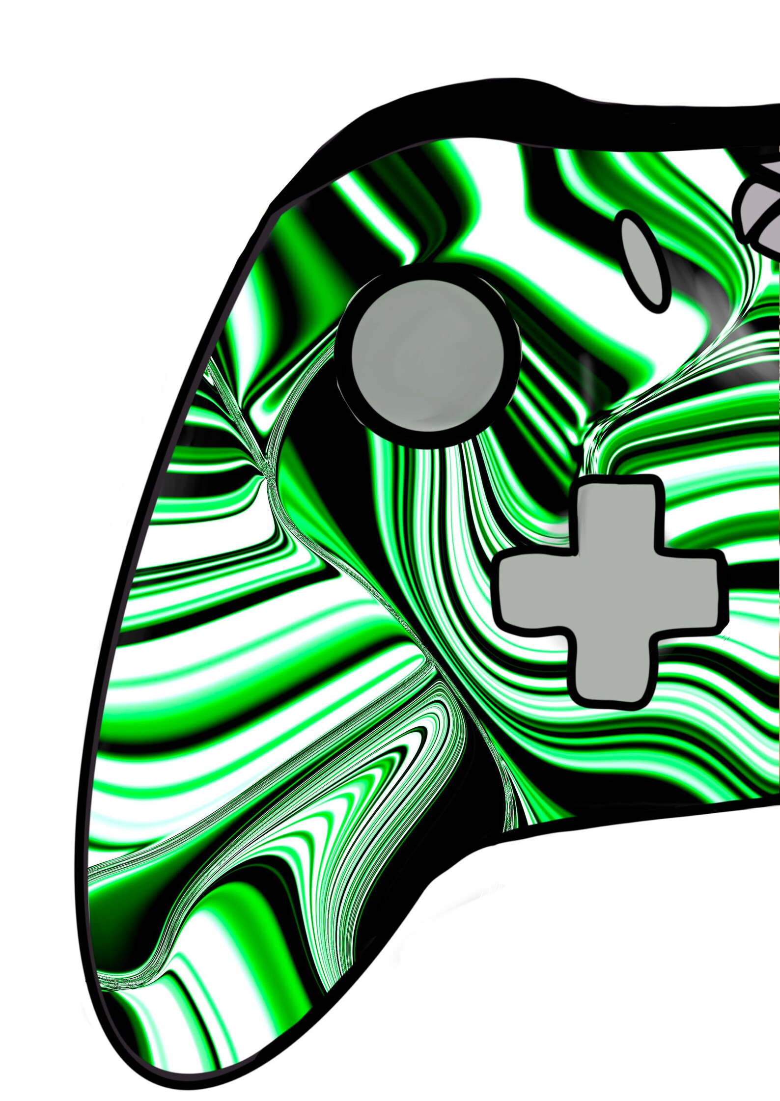 Set of 2. Xbox wall art. Fluid art Xbox prints. Xbox Etsy