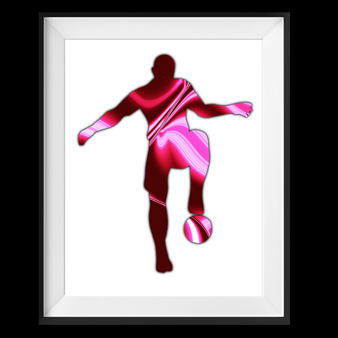 Personalized Football Poster Set | Custom Name Print - Etsy