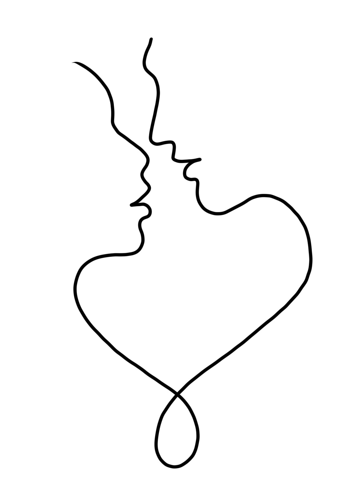 Set of three. Abstract line prints. Abstract line wall. Etsy