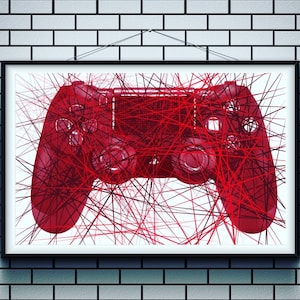 Gaming Wall Art Print – Gamer Poster for Bedroom or Game Room | A5 A4 A3 A2 Sizes