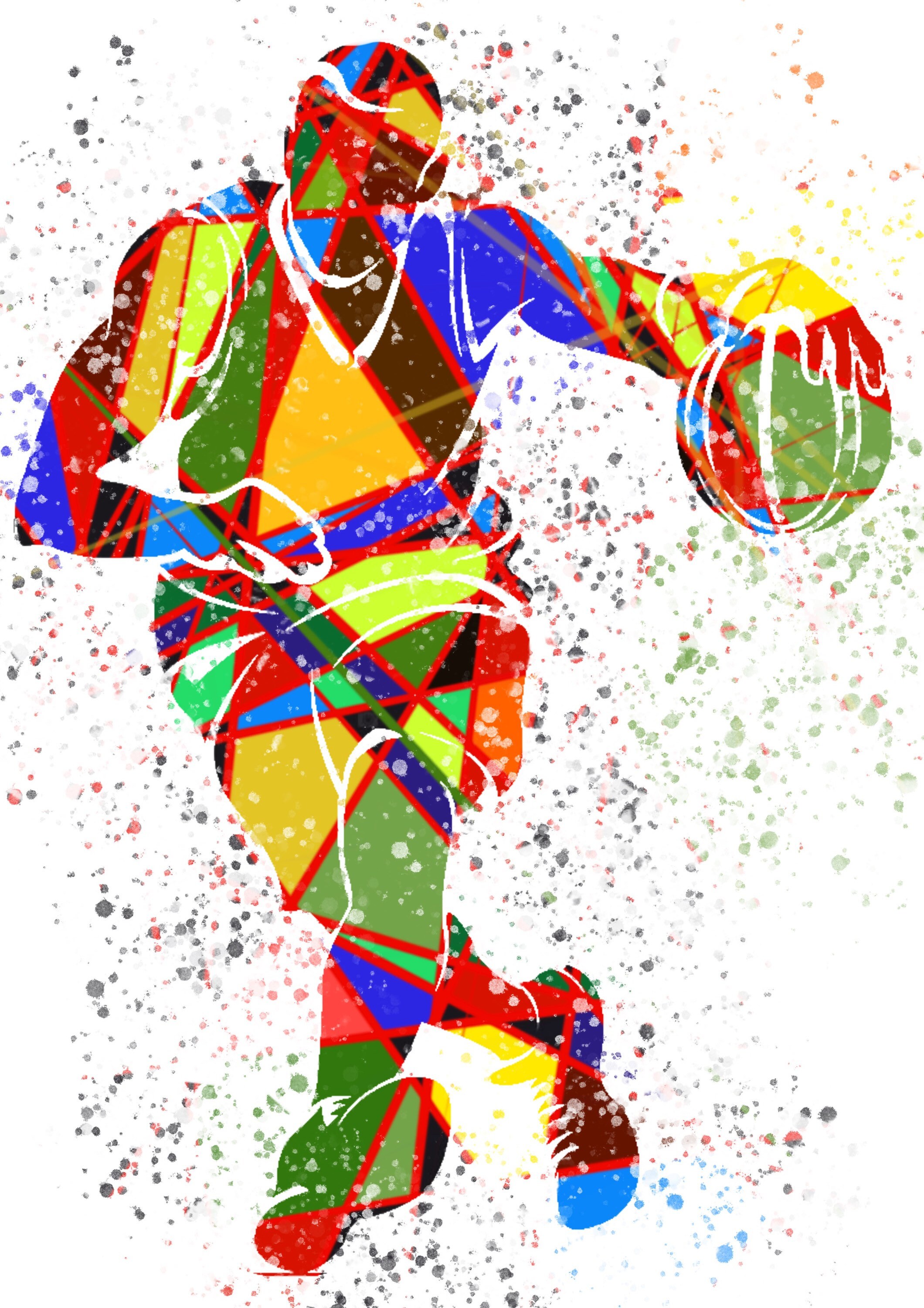 Set of 3. Basketball prints. Basketball wall art. Basketball Etsy