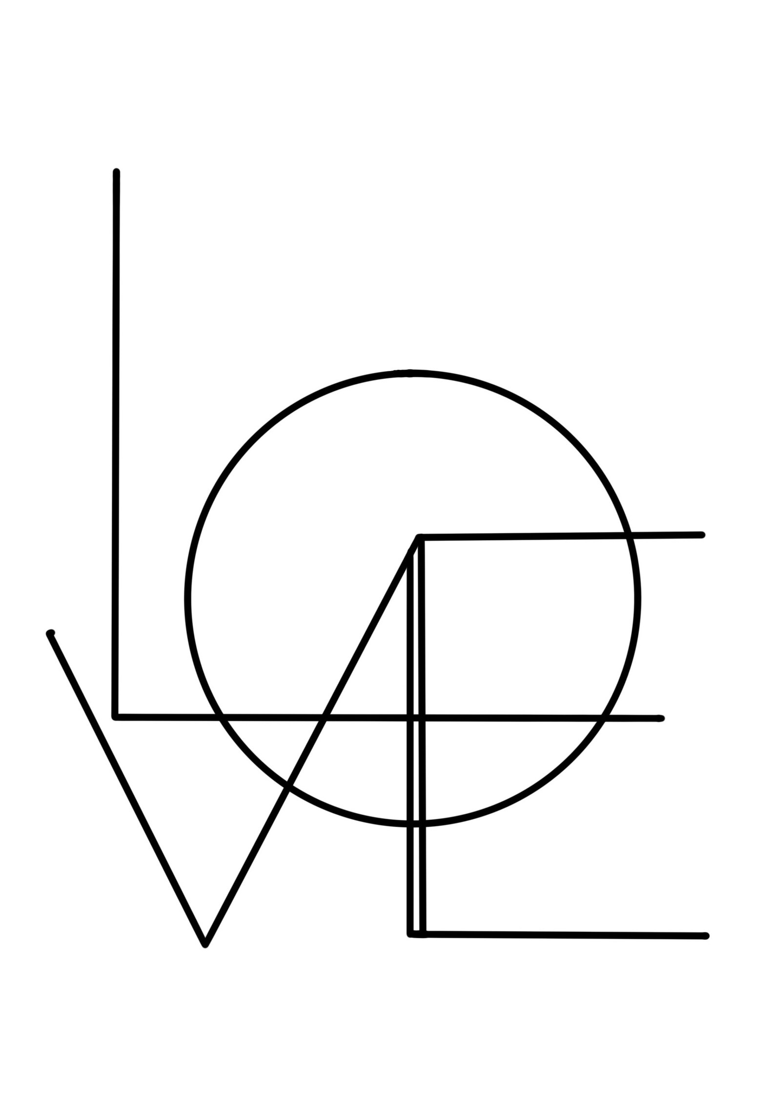 Set of three. Abstract line prints. Abstract line wall. Etsy