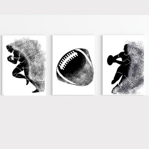 Rugby Wall Art Set of 3 Prints | Rugby poster | Unframed | A5 A4 A3 A2 | Rugby decor