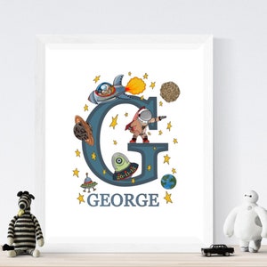 Impresión de cartas de space boys. Espacio de impresión. Arte de pared espacial para niños. Arte de pared espacial. Arte de pared espacial para niños. Espacio decoración de la habitación. Decoración del espacio. Espacio para niños
