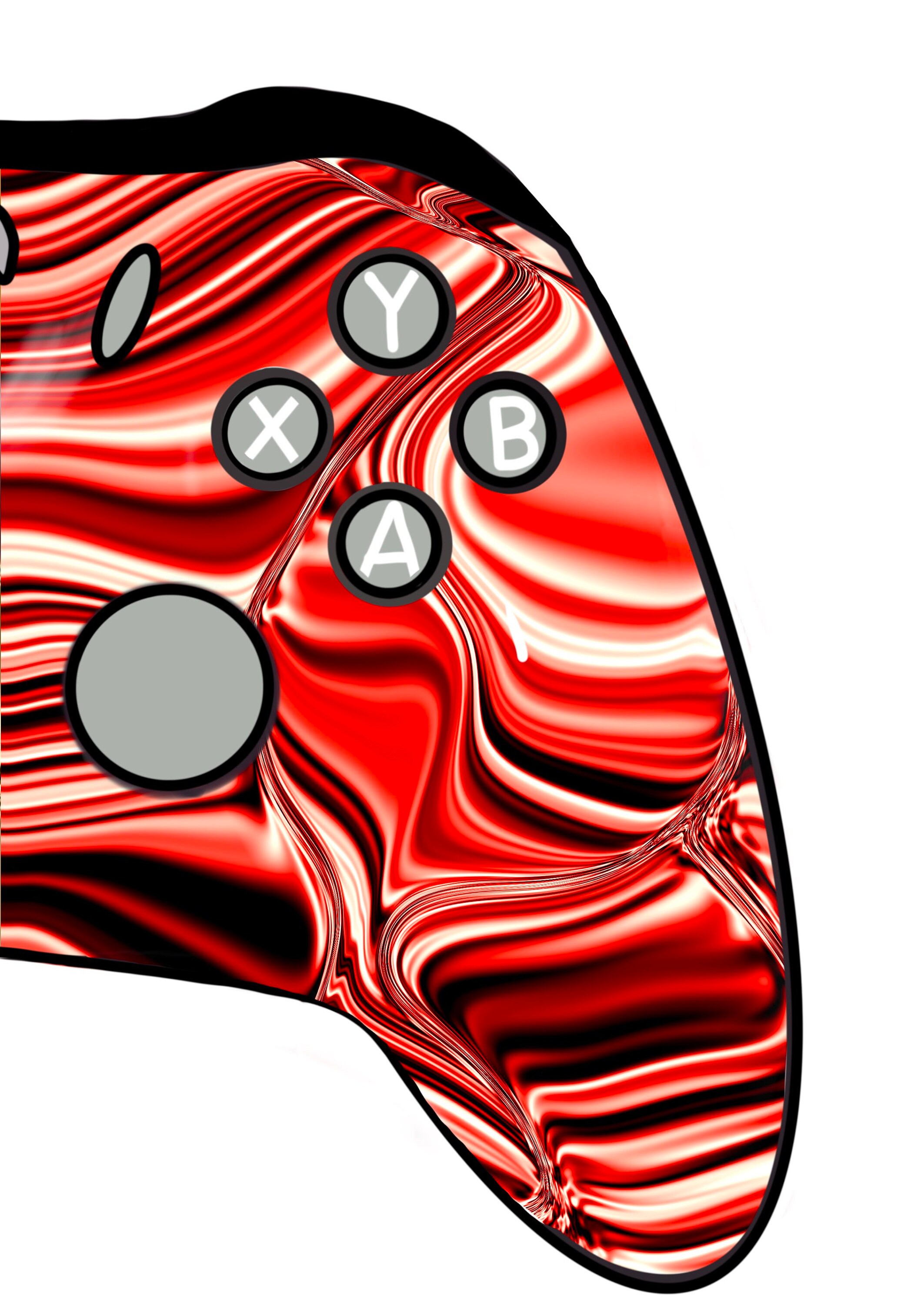 Set of 2. Xbox wall art. Fluid art Xbox prints. Xbox Etsy