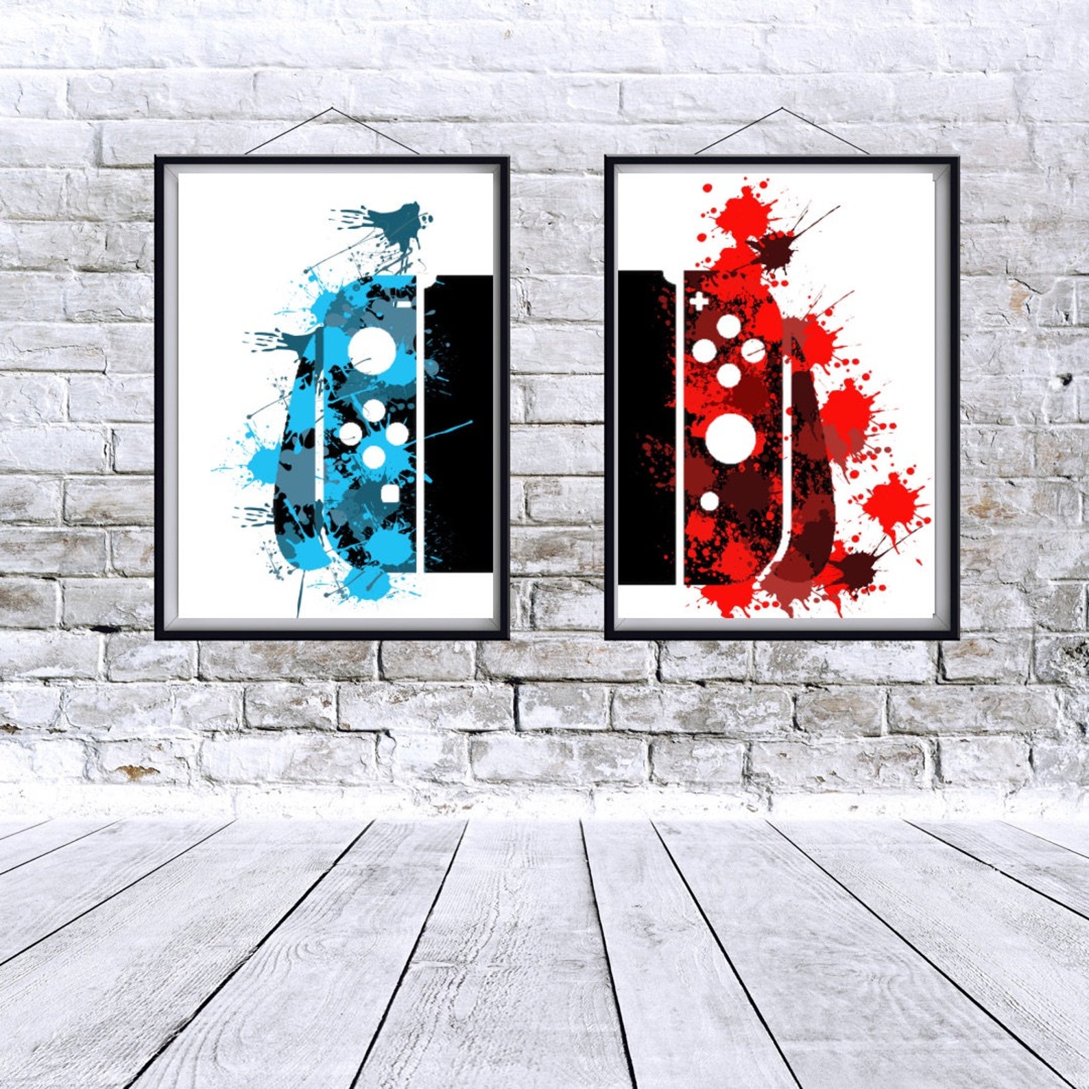 Nintendo switch wall art. Nintendo switch prints. Nintendo Etsy