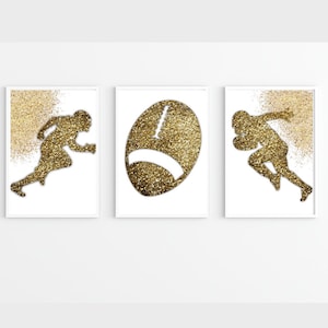American Football Print | set of three | A5 A4 A3 A2 Sizes | American football poster