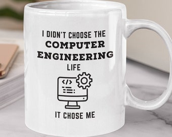 Computer Engineer Gift Coffee Mug - "Computer Engineering Life"