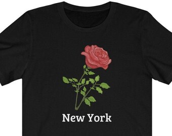 New York State Flower Tee - New York State Flower T-Shirt