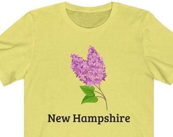New Hampshire State Flower Tee - New Hampshire State Flower T-Shirt
