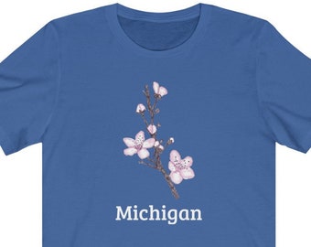 Michigan State Flower Tee - Michigan State Flower T-Shirt