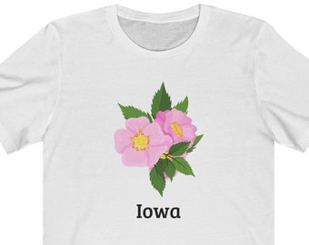 Iowa State Flower Tee - Iowa State Flower T-Shirt