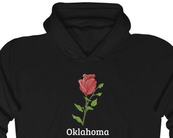 Oklahoma State Flower Pullover Hoodie - Unisex Comfort Fit