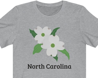 North Carolina State Flower Tee - New Carolina State Flower T-Shirt