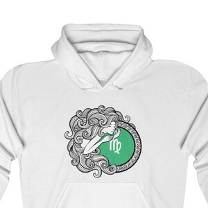 Virgo Hooded Sweatshirt - Zodiac Pullover Sweatshirt