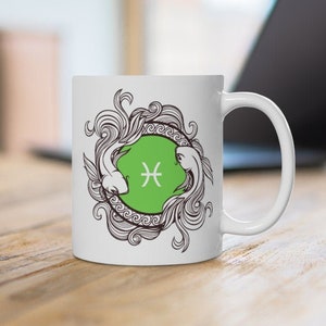 Pisces Coffee Mug - Zodiac Coffee Cup Gift