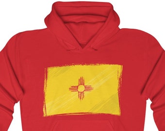New Mexico Flag Pullover Hoodie – State Pride Gift