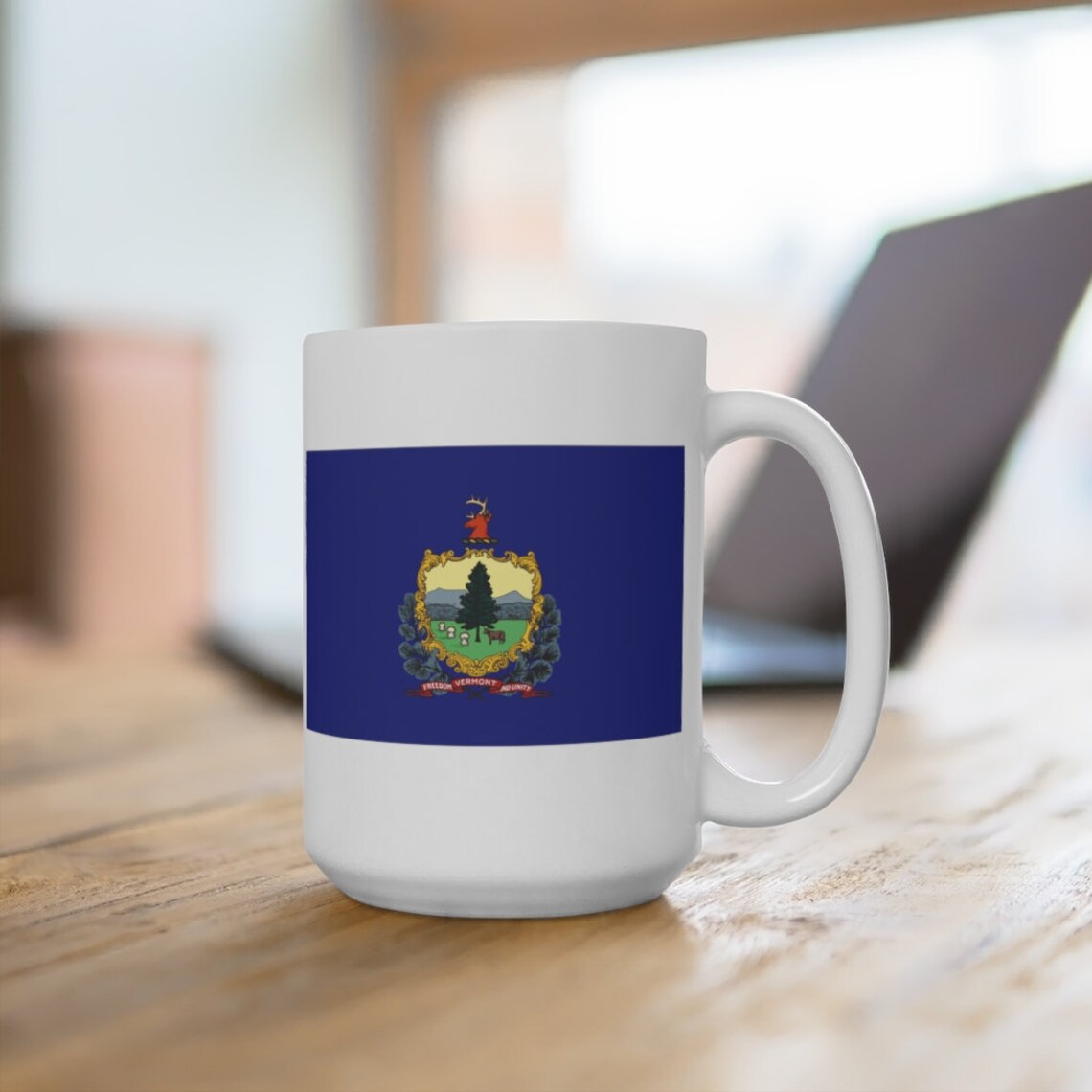 State Mugs Vermont Coffee Mug Vermont State Flag Coffee Mug Gift - Etsy New Zealand