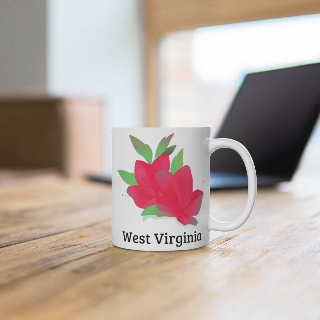 West Virginia Coffee Mug State Flower Coffee Mug Gift Etsy