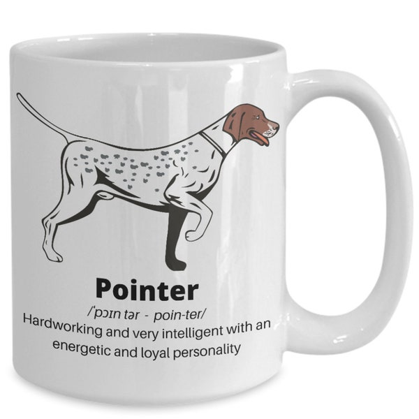 Pointer Coffee Mug - Pointer Lover Gift