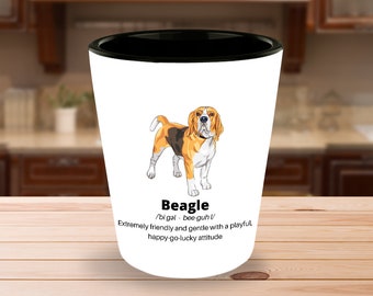 Beagle Shot Glass - Beagle Lover Gift