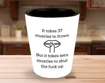 Funny Shot Glass - STFU
