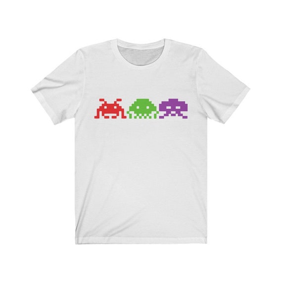 Space Invaders Tee - Space Invaders T-shirt - Etsy