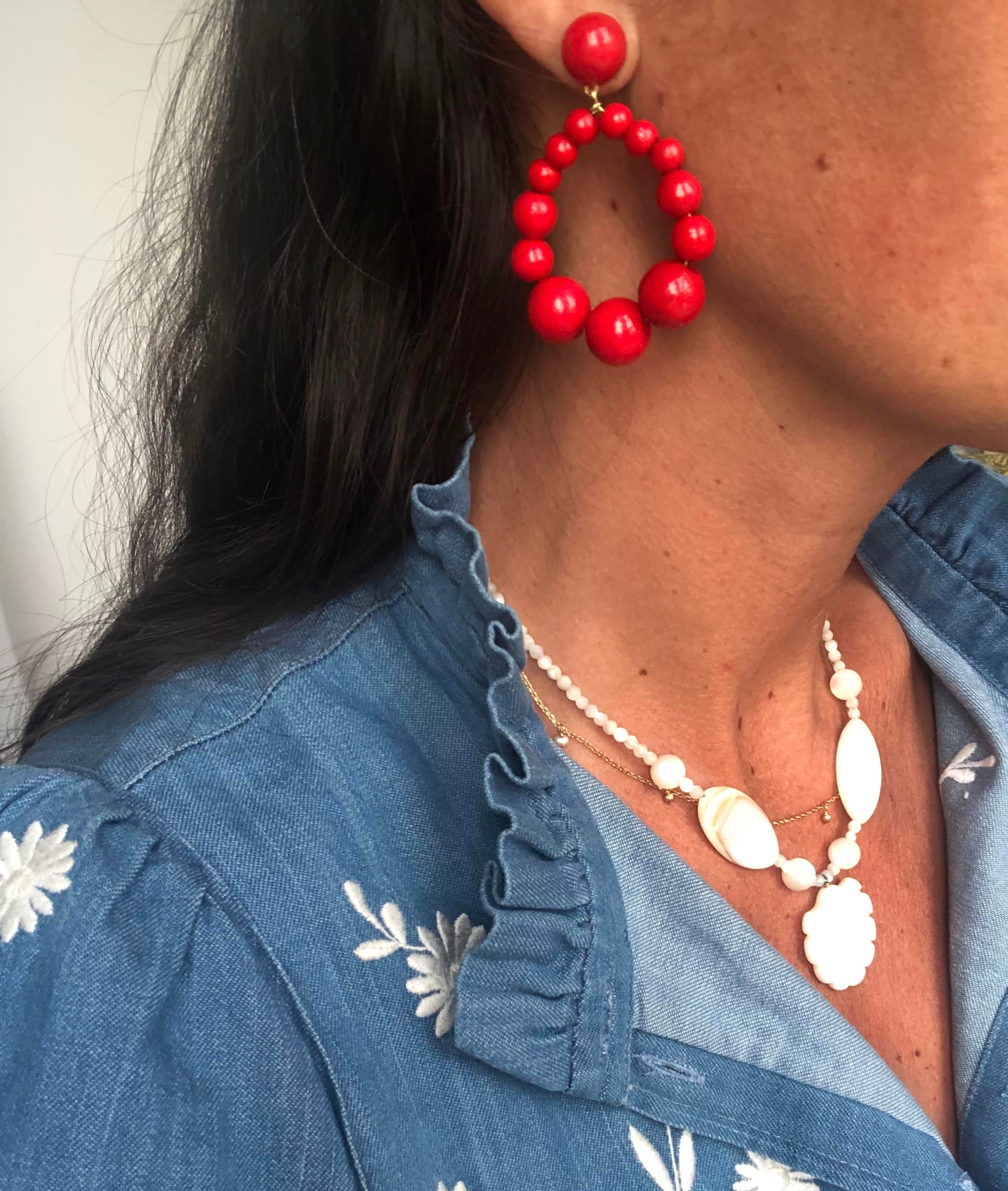 Vintage Pearl Earrings Poppy M