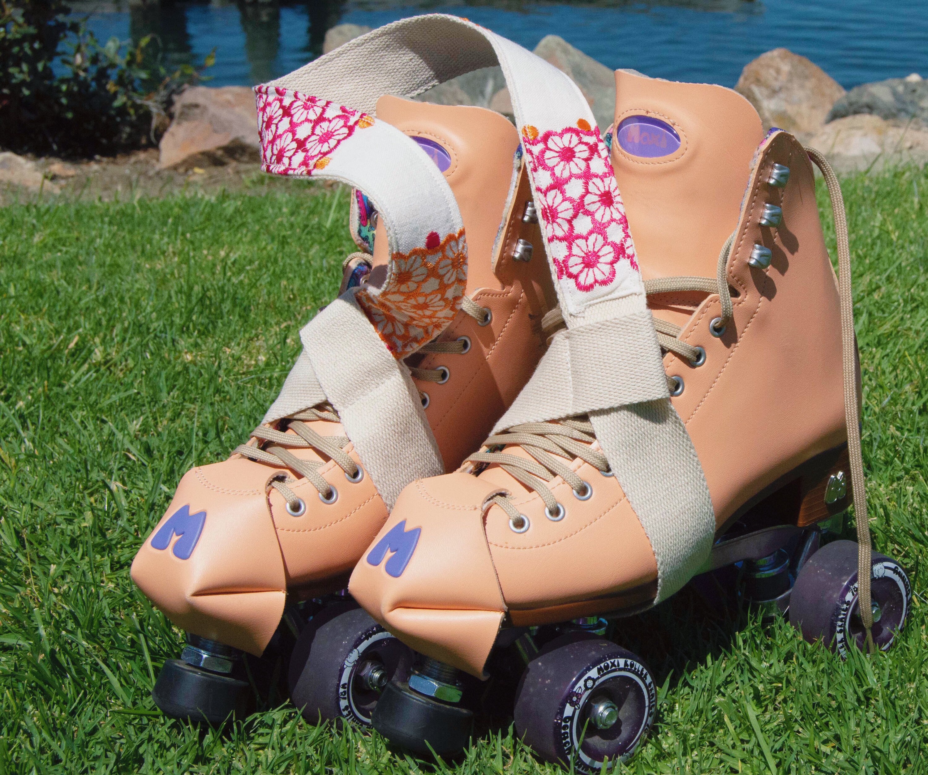 BLOOM Roller Skate Leash Homemade Adjustable Retro Pink & Etsy