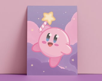 Pink Orb inspired A4 A5 Matte Art Print | Ionzy's Studio