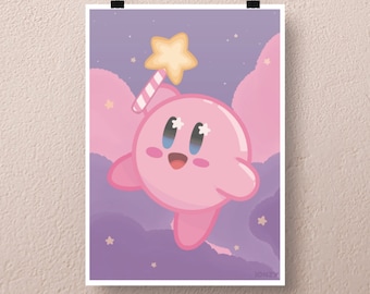 Pink Orb inspired A4 A5 Matte Art Print | Ionzy&#39;s Studio