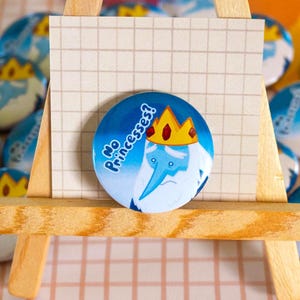 No Princesses? Ice King INSPIRED 32mm Glossy Badge | Ionzy's Studio