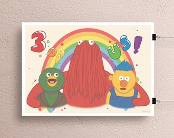 DHMIS inspired A4 A5 Matte Art Print | Ionzy&#39;s Studio
