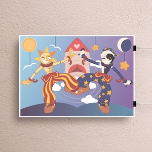 Superstar Daycare A4 A5 Matte Art Print | Ionzy&#39;s Studio
