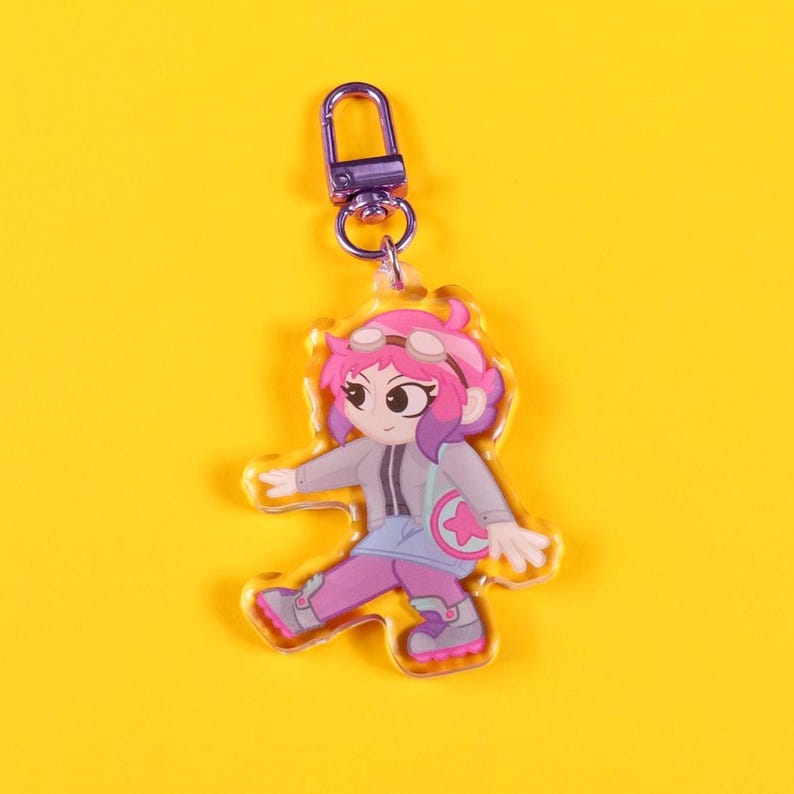Scott & Ramona inspired 2.5" Clear Acrylic Double Sided Keychain | Ionzy's Studio image 6