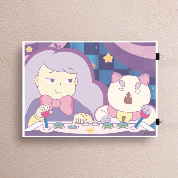 VS at the Arcade Bee and Puppycat inspired A5 A4 Print | Ionzy's Studio