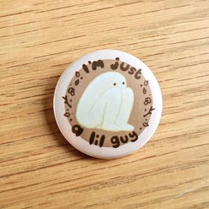 Fresno Nightcrawler Silly lil Guy 32mm Button Badge | Ionzy's Studio