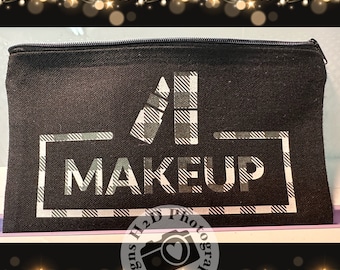 Canvas Makeup Bag