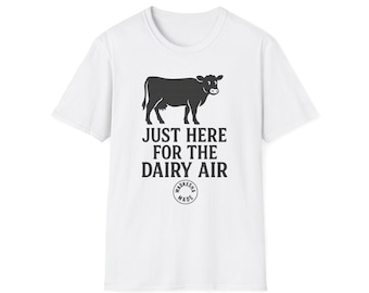 Dairy Air Graphic T-Shirt, Funny Farm Life Unisex Tee