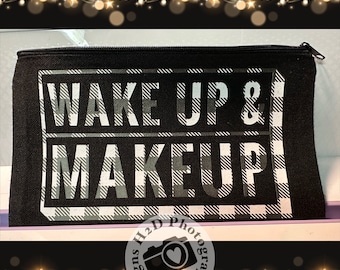 Canvas Makeup Bag