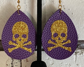Skull Halloween Earrings