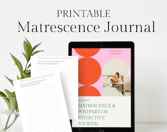 Matrescence & Postpartum Printable Reflective Journal