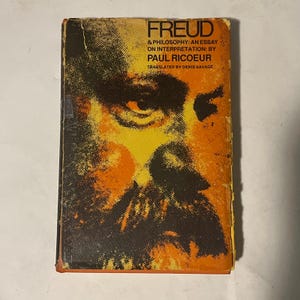 Freud and Philosophy : An Essay on Interpretation by Paul Ricoeur, 1970 Psychology Hardcover Book