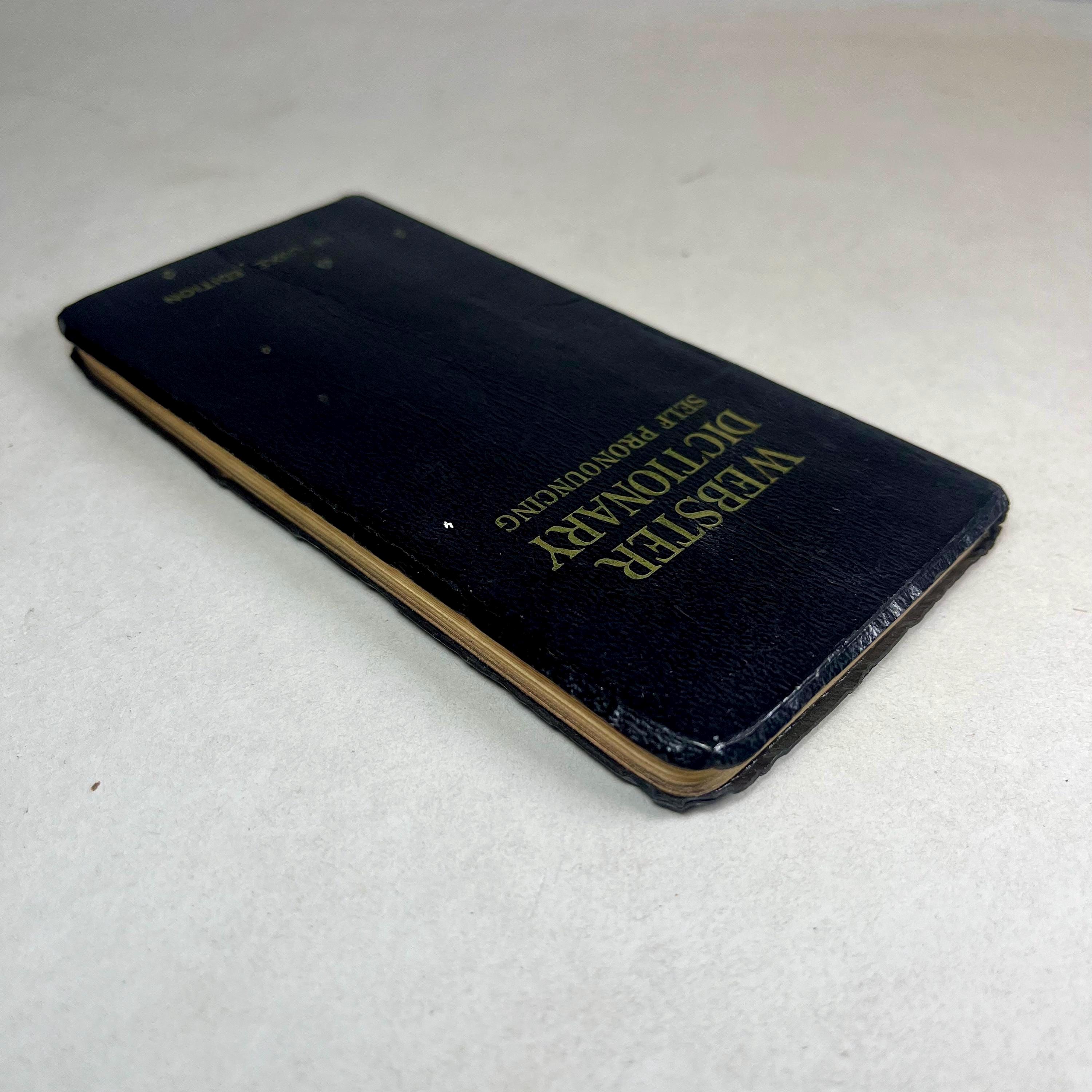 1894 Webster Self-pronouncing Dictionary, Antique Vest Pocket  display picture 1