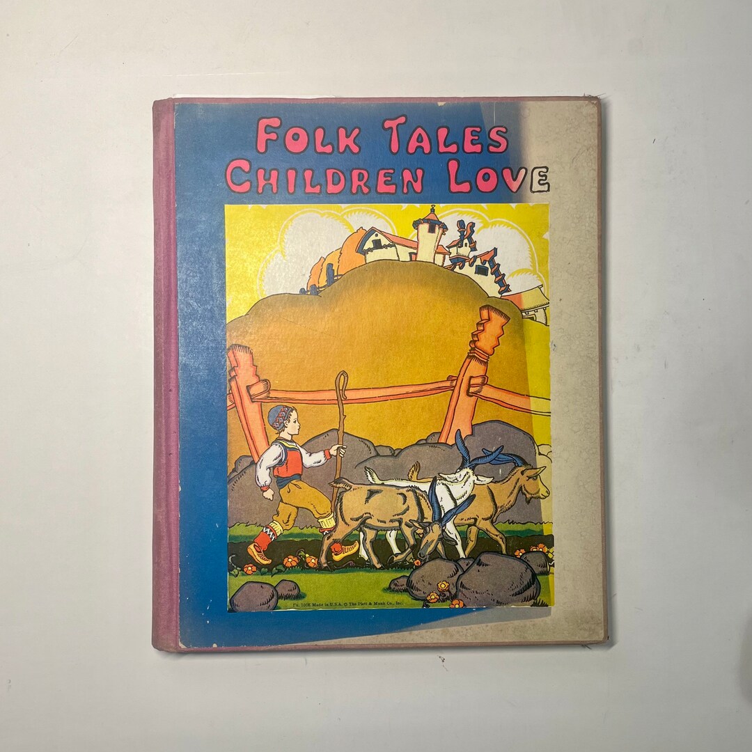 1934 Folk Tales Children Love, Edited by Watty Piper, Huge Kids Book of ...