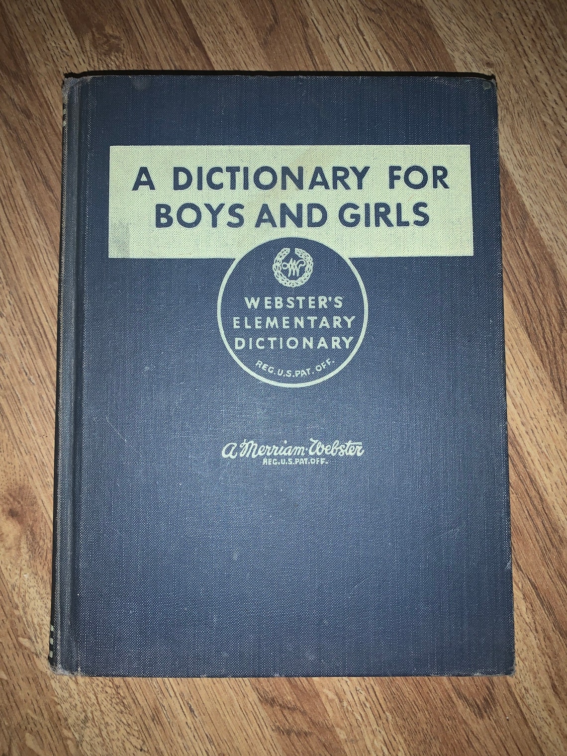 Websters Elementary Dictionary for Boys and Girls 1962 Etsy