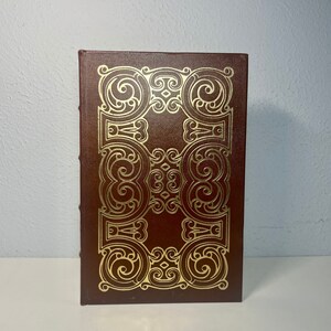 The Effays by Francis Bacon, Easton Press Deluxe Leather Book, 1980, First Edition Thus