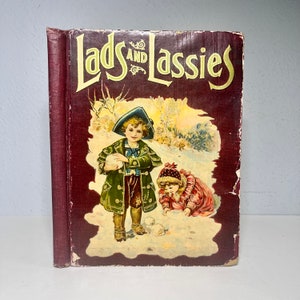 1903 Victorian Children’s Book, Little Chatterwell Series, Antique Picture Storybook for Kids