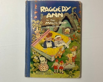 ヴィンテージ本「深い深い森のラガディ・アン」ジョニー・グルエル著