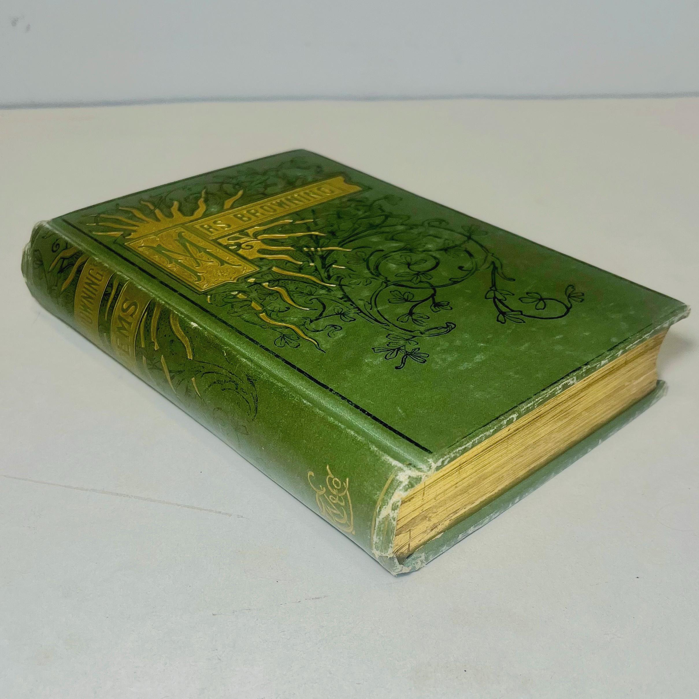 1856 Poetical Works by Elizabeth Barrett Browning, Antique 1856 Poetical Works by Elizabeth Barrett Browning, Antique